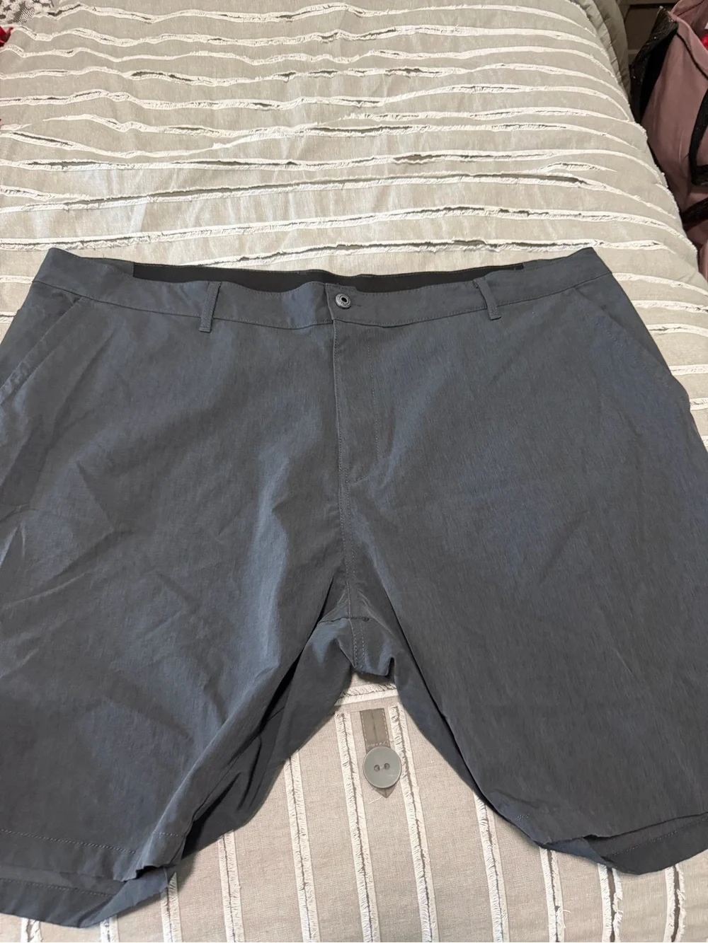 Kenneth Cole Gray Performance Hybrid Shorts